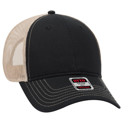 OTTO CAP 6 Panel Low Profile Mesh Back Trucker Hat 83-1239