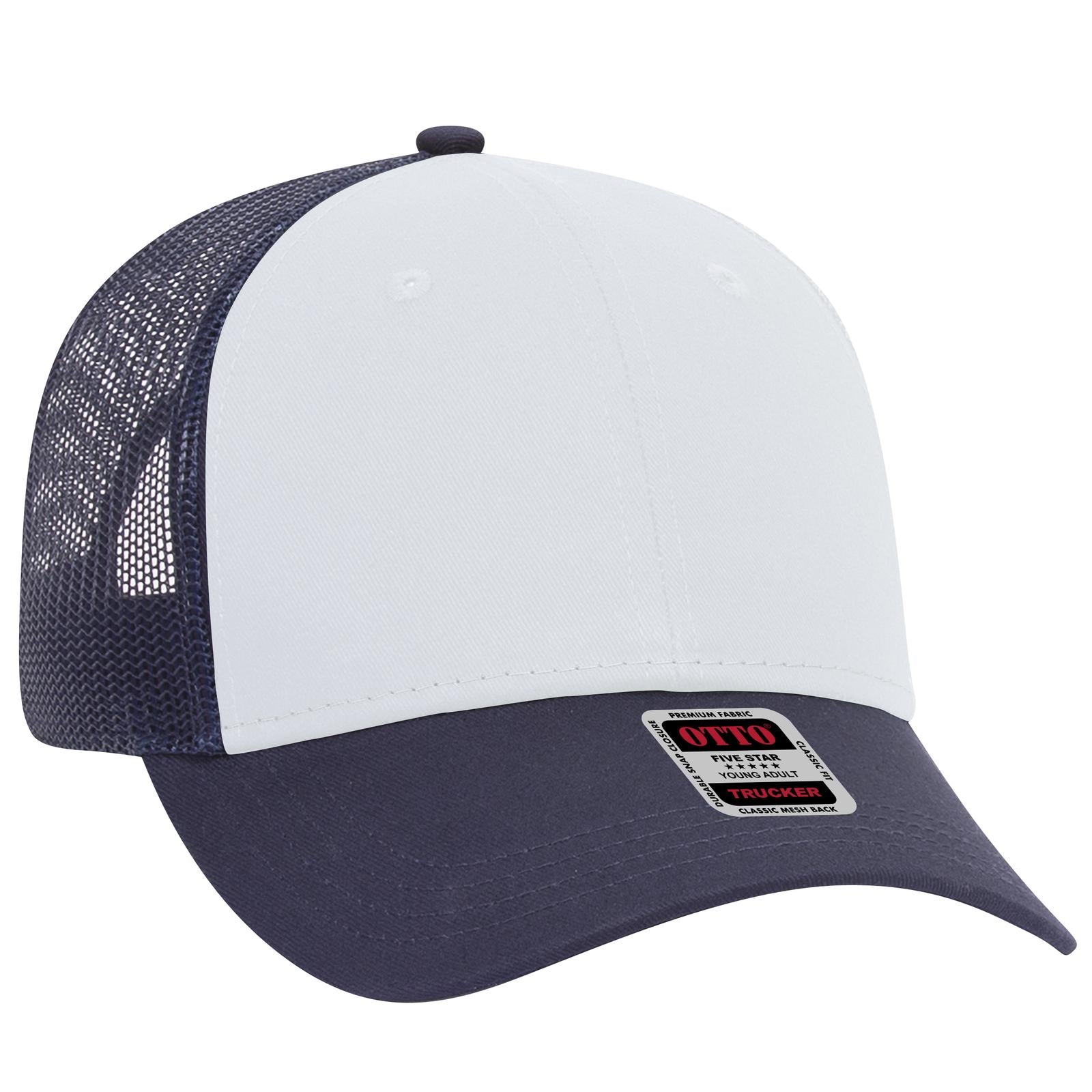 OTTO CAP 6 Panel Low Profile Mesh Back Trucker Hat