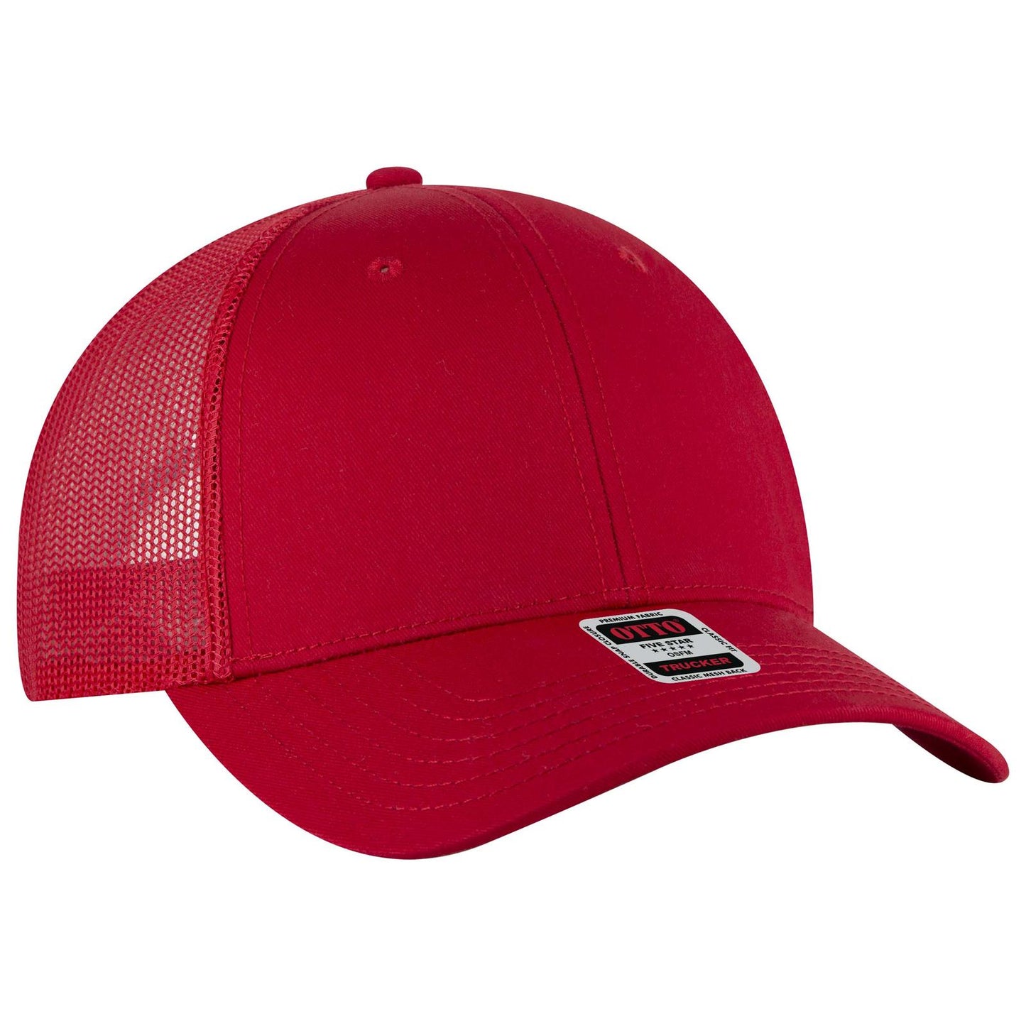 OTTO CAP 6 Panel Low Profile Mesh Back Trucker Hat 83-1239