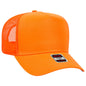 OTTO CAP 5 Panel Mid Profile Mesh Back Trucker Hat 32-285
